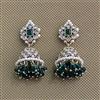 Antique Jhumki With Mehndi Plating
