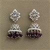 Antique Jhumki With Mehndi Plating