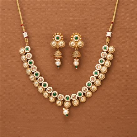 Antique Delicate Necklace With Gold Plating