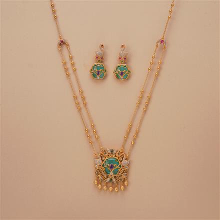 Antique Classic Pendant Set With Gold Plating