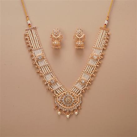 Antique Classic Necklace Set With Gold Plating