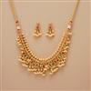 Antique South Indian Necklace Set With Gold Plating