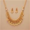 Antique South Indian Necklace Set With Gold Plating