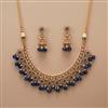 Antique Classic Necklace Set With Mehndi Plating