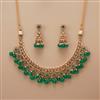 Antique Classic Necklace Set With Mehndi Plating