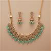 Antique Classic Necklace Set With Mehndi Plating