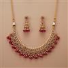 Antique Classic Necklace Set With Mehndi Plating