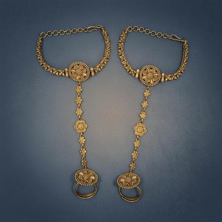 Antique Classic Hath Pan With Matte Gold Plating