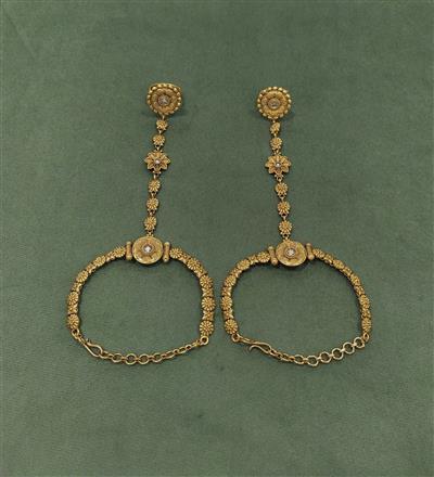 Antique Classic Hath Pan With Matte Gold Plating