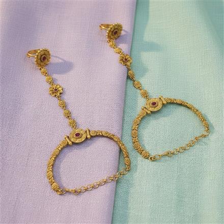 Antique Classic Hath Pan With Matte Gold Plating