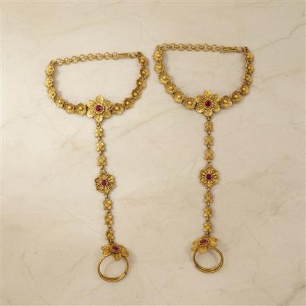 Antique Classic Hath Pan With Matte Gold Plating