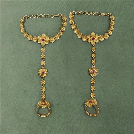 Antique Classic Hath Pan With Matte Gold Plating