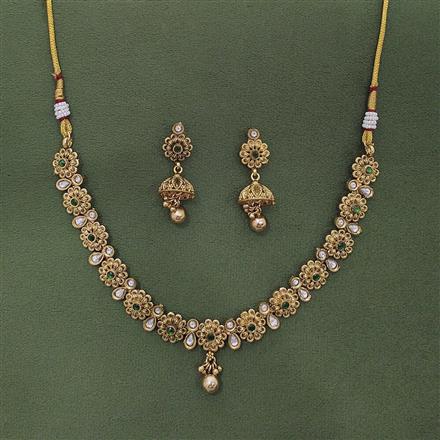 Antique Classic Necklace With Gold Plating