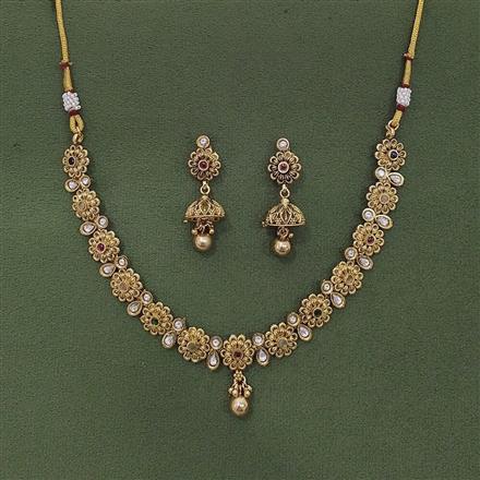 Antique Classic Necklace With Gold Plating