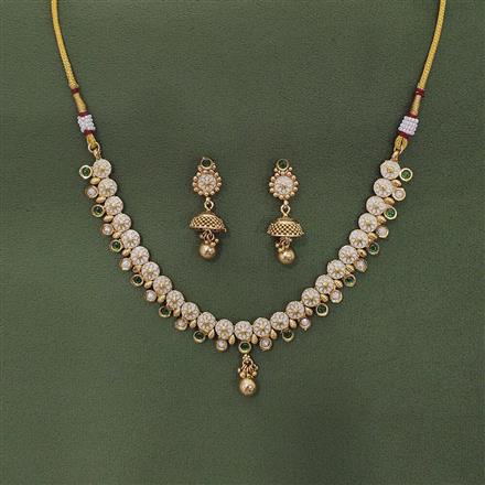 Antique Meenakari Necklace With Gold Plating