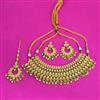 Antique Classic Necklace SetWith Matte Gold Plating