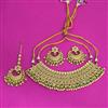 Antique Classic Necklace SetWith Matte Gold Plating
