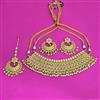 Antique Classic Necklace SetWith Matte Gold Plating
