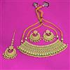 Antique Classic Necklace SetWith Matte Gold Plating