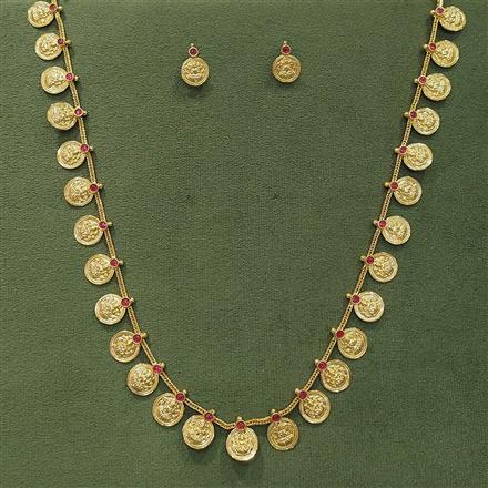 Antique Temple Necklace With Gold Plating
