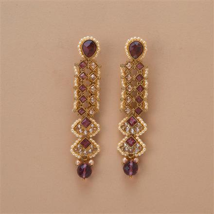 Antique Classic Earring With Mehndi Plating