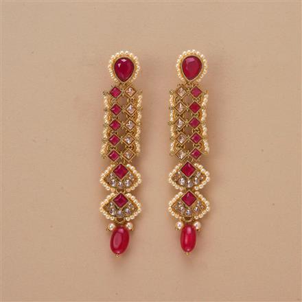 Antique Classic Earring With Mehndi Plating