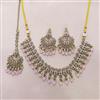 Antique Classic Necklace With Mehndi Plating