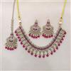 Antique Classic Necklace With Mehndi Plating