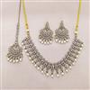 Antique Classic Necklace With Mehndi Plating