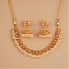 Antique Moti Necklace Set With Gold Plating