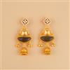 Antique Meenakari Earring With Matte Gold Plating