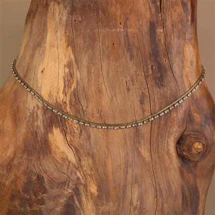 Antique Delicate Belt With Mehndi Plating