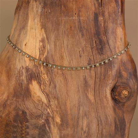 Antique Delicate Belt With Mehndi Plating