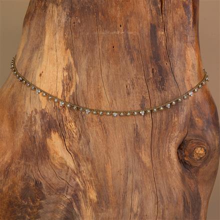 Antique Delicate Belt With Mehndi Plating