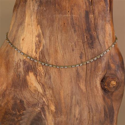 Antique Delicate Belt With Mehndi Plating