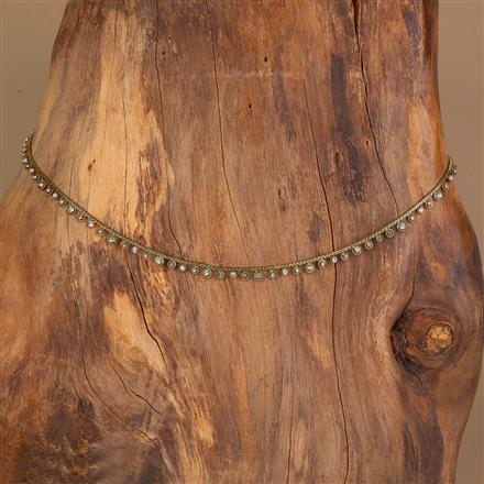 Antique Delicate Belt With Mehndi Plating