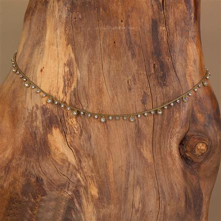 Antique Delicate Belt With Mehndi Plating