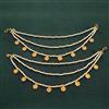 Antique Pearl Ear Chain With Gold Plating