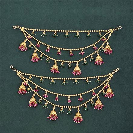 Antique Classic Ear Chain With Gold Plating