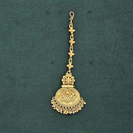 Antique Classic Tikka With Matte Gold Plating