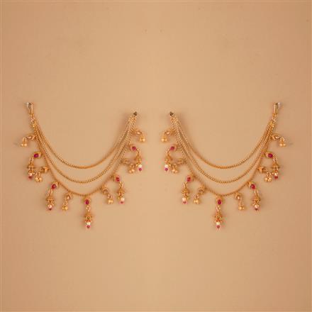 Antique Classic Ear Chain With Gold Plating
