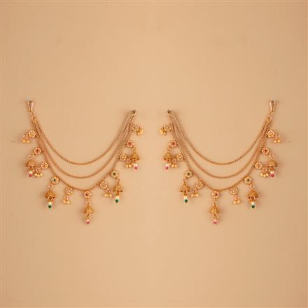 Antique Classic Ear Chain With Gold Plating