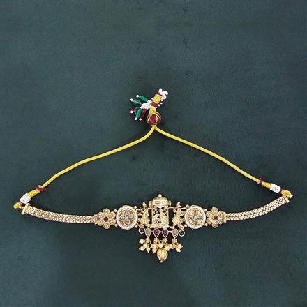 Antique Classic Baju Band With Gold Plating