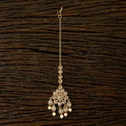 Antique Classic Tikka with Mehndi plating