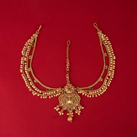 Antique Temple Damini With Gold Plating