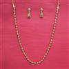 Antique Plain Gold Mala Necklace With Gold Plating