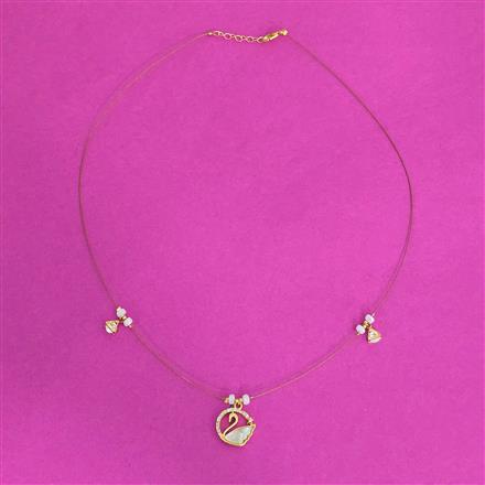 Antique Delicate Chain Pendant With Gold Plating