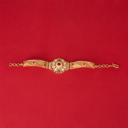 Antique Classic Bracelet With Matte Gold Plating
