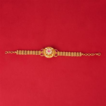 Antique Classic Bracelet With Matte Gold Plating