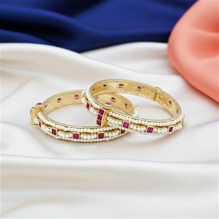 Antique Openable Bangles With Gold Plating